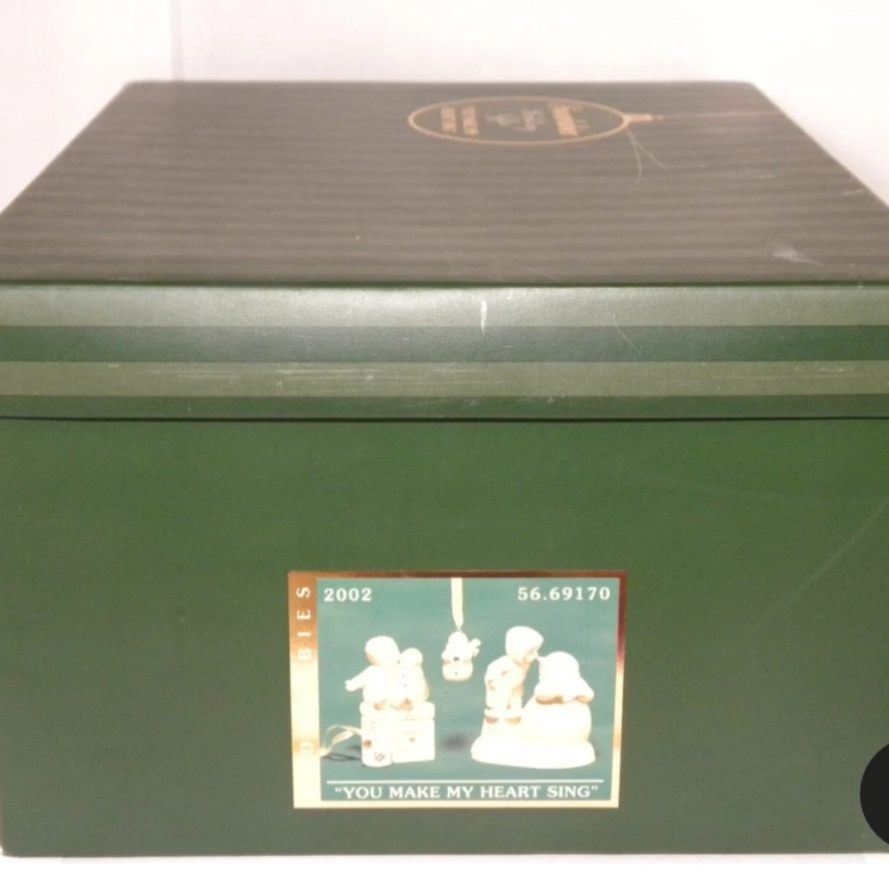 Dept. 56 Snowbabies "You Make My Heart Sing" Set of 3 Retired #69170